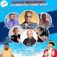 Captain Breadbeard's Alternative Comedy Night at Cosy Club Canterbury