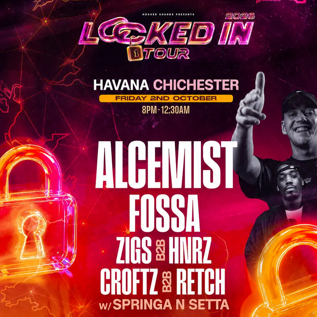 LOCKED IN TOUR w/ ALCEMIST + SPECIAL GUEST MC @CHICESTER at Havana Chichester
