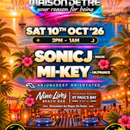 Maison D'etre Malta Anjunadeep 10th Oct at Nine Lives Beach Bar And Restaurant