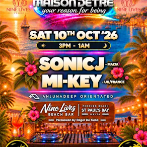 Maison D'etre Malta Anjunadeep 10th Oct