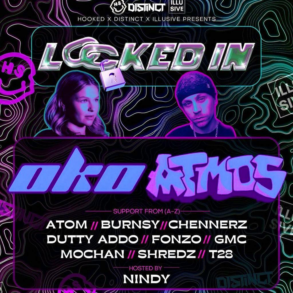Locked In W/ OKO, ATMOS + MORE (DNB) at Kable