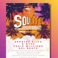 Bank Holiday Soulife on Sunday at Bridgebar Beckenham