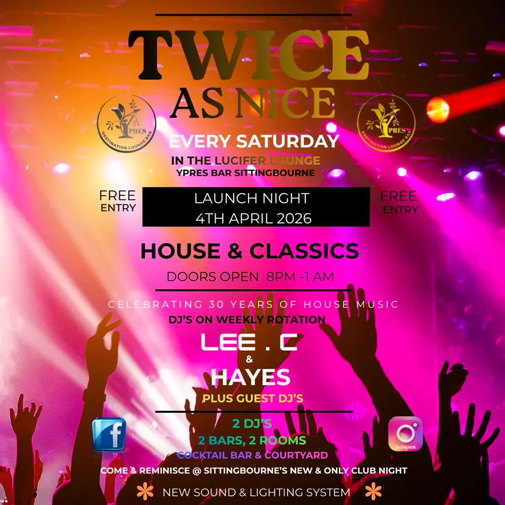 Twice as Nice at Ypres Destination Bar And Lounge