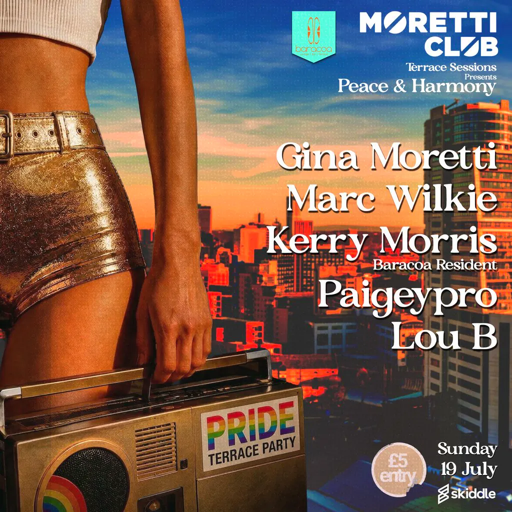 Moretti Club Terrace Sessions Presenting Peace & Harmony at Baracoa Luxe  Bar