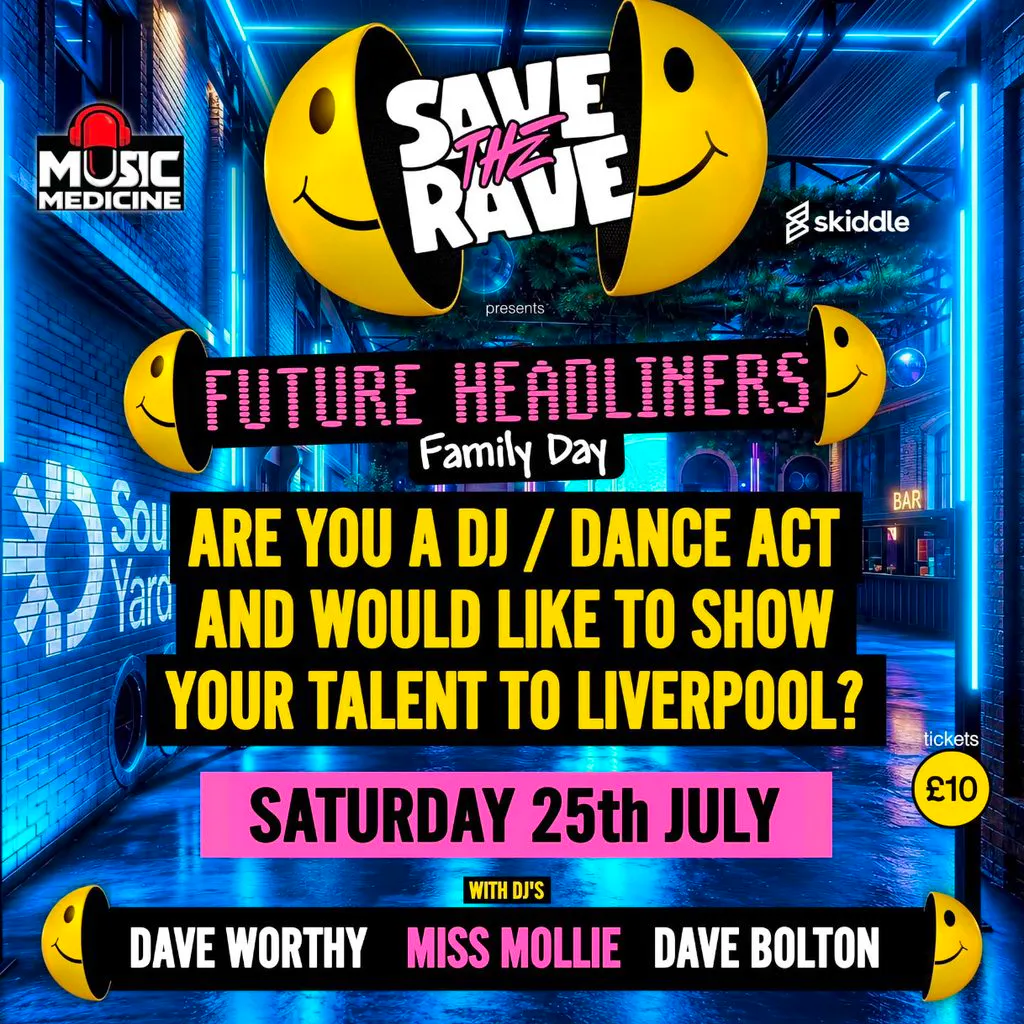 Save The Rave X Future Headliners Liverpool at SoundYard
