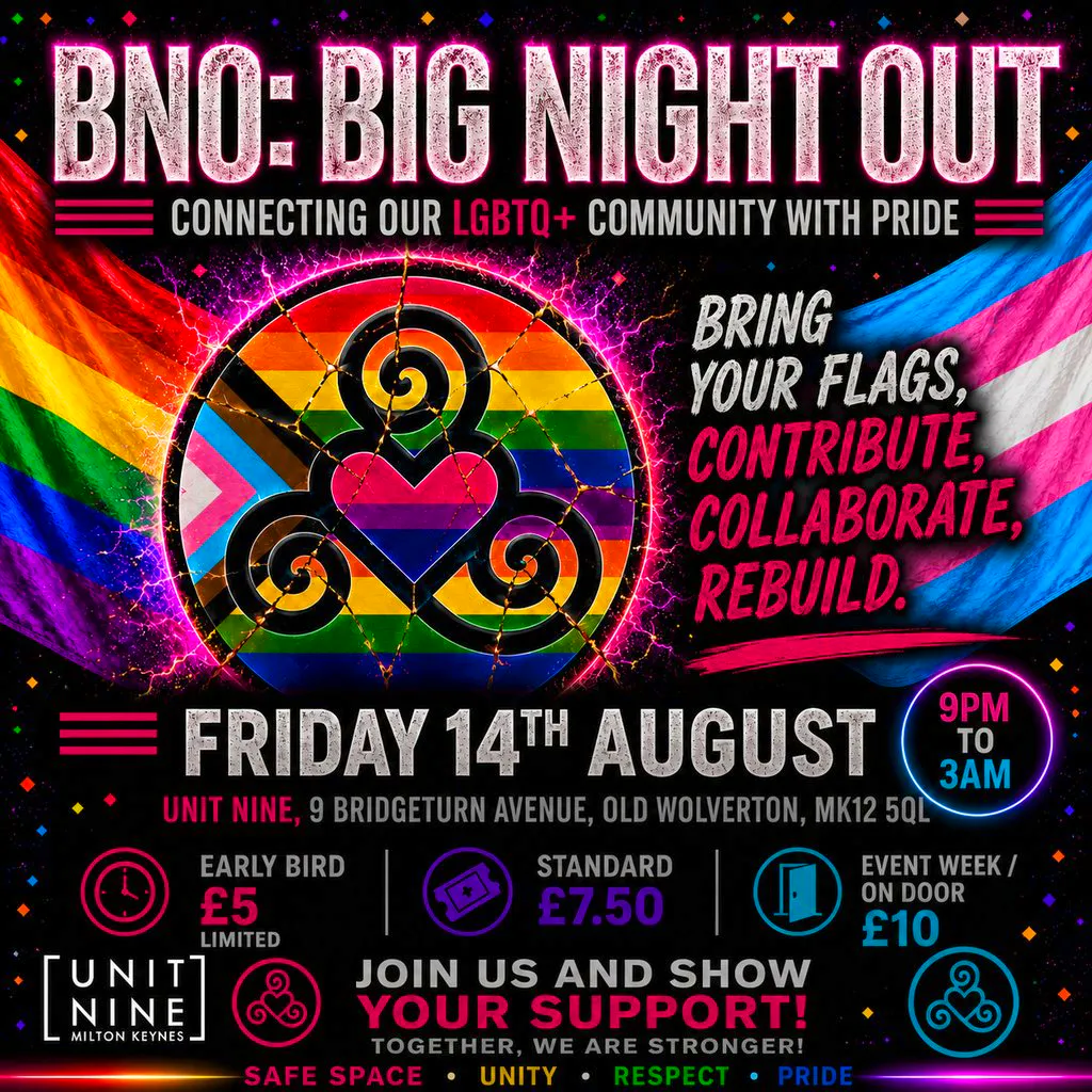 BNO: Big Night Out - August! at Unit Nine