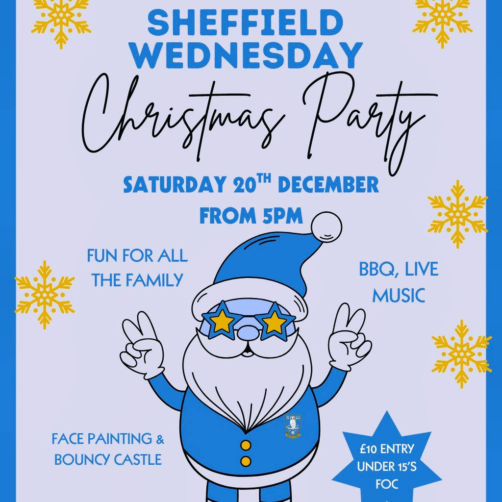 Sheffield Wednesday Xmas Party at The Three Arches