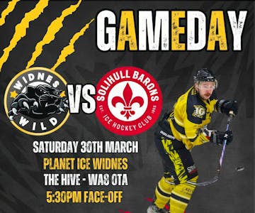 Widnes Wild vs Solihull Barons Ice Hockey Playoff Quarter Finals