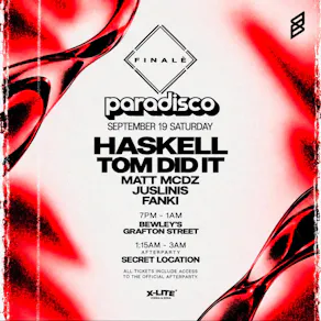 FINALÈ x Paradisco x Xlite Social