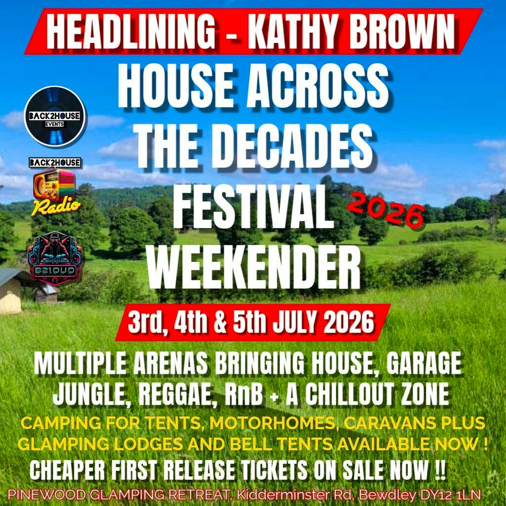 Camping bookings for Back2house Festival @ Pinewood Retreat at Pinewood Retreat