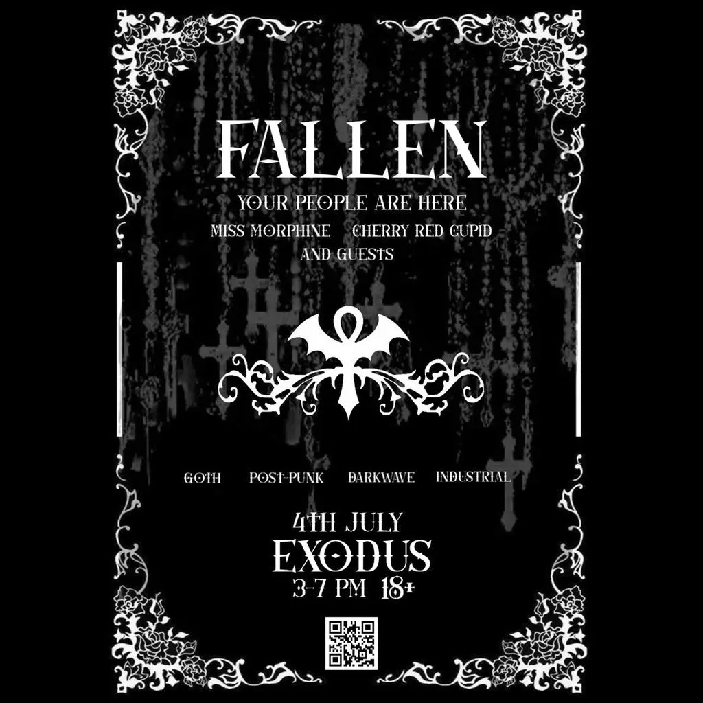 Fallen - July | Goth | Post-Punk | Industrial | Darkwave at Exodus