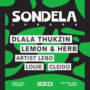 Sondela presents: Dlala Thukzin, Lemon & Herb