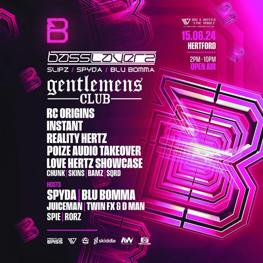 FRONTLINE BASS presents BASSLAYERZ & GENTLEMENS CLUB | The Dog And Whistle  Hertford Sat 15 June 2024