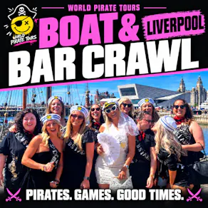 The UK's Wildest Boat and Bar Crawl (3hrs) - Liverpool