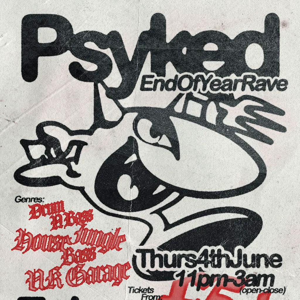 Psyked Loughborough: End Of Year Rave at Echos and The Whiteroom