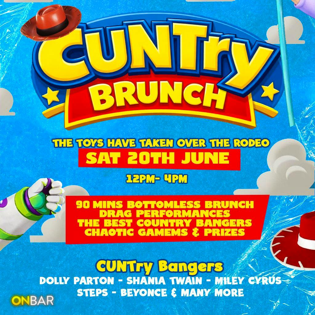 CUNTry Brunch - Toy Story Rodeo at OnBar Manchester