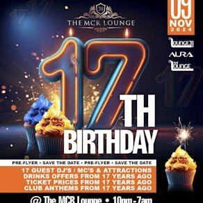 The MCR Lounge 17th birthday