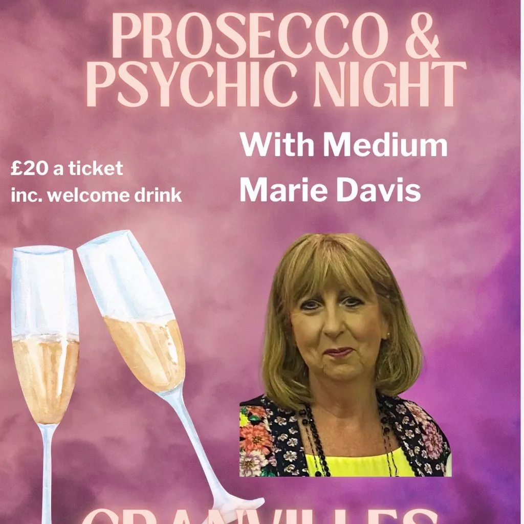 Prosecco & Psychic Night With Marie Davies at Granvilles Brasserie
