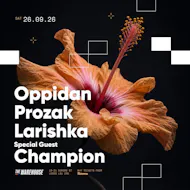 Oppidan, Prozak, Larishka + Special Guest Champion at The Warehouse