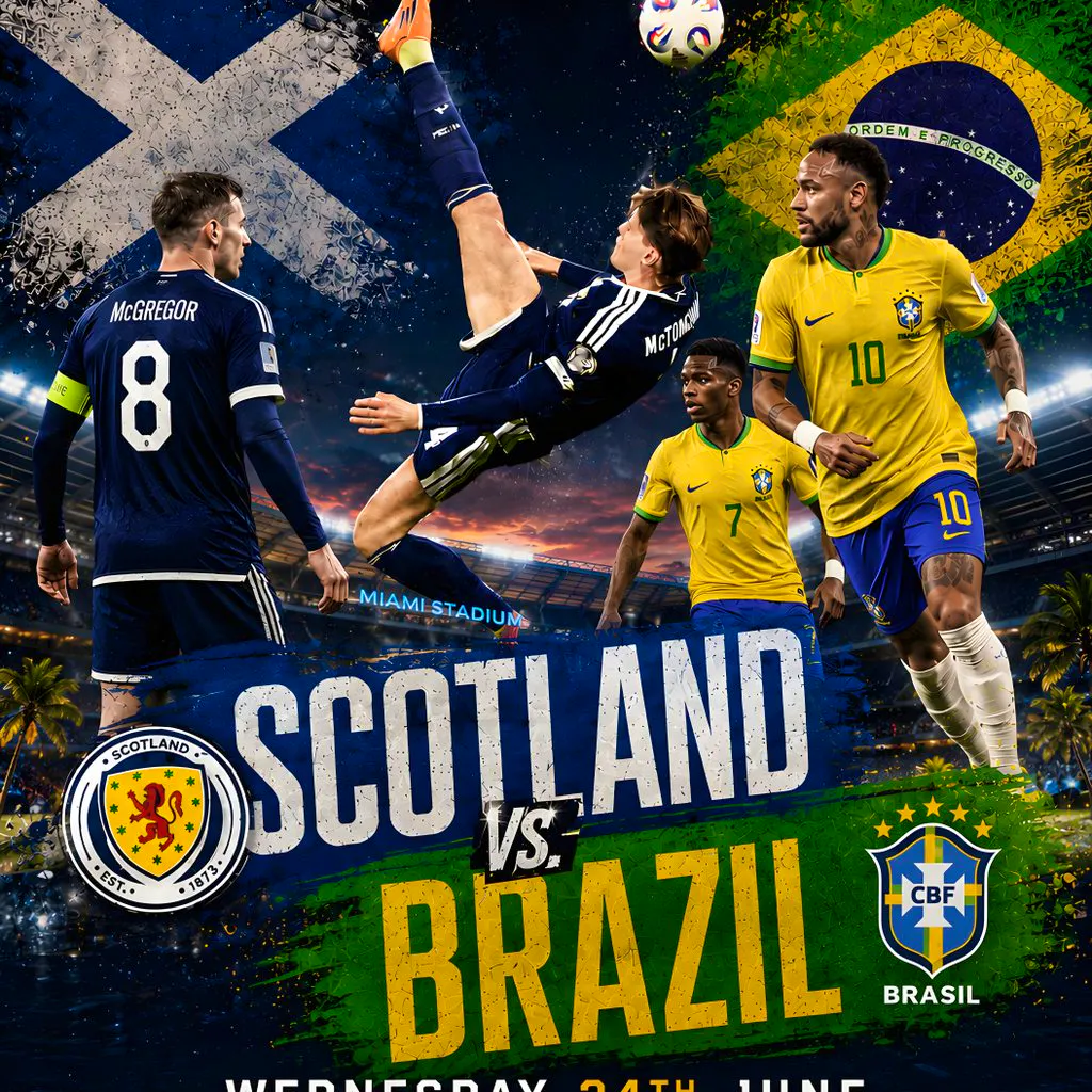 Scotland On The Big Screen - Scotland v Brazil at Metro Reloaded