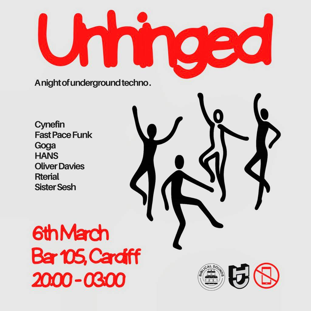 Unhinged: A Night of Techno at Bar 105 Cathays