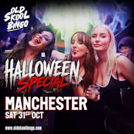 Old Skool Bingo Sat 31st October Manchester Halloween special at Impossible