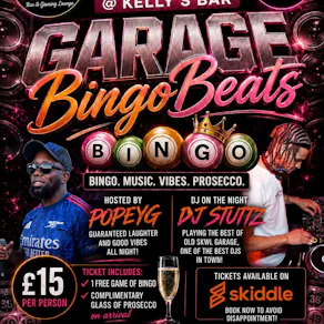 Garage Bingo Beats @ Kelly's Bar