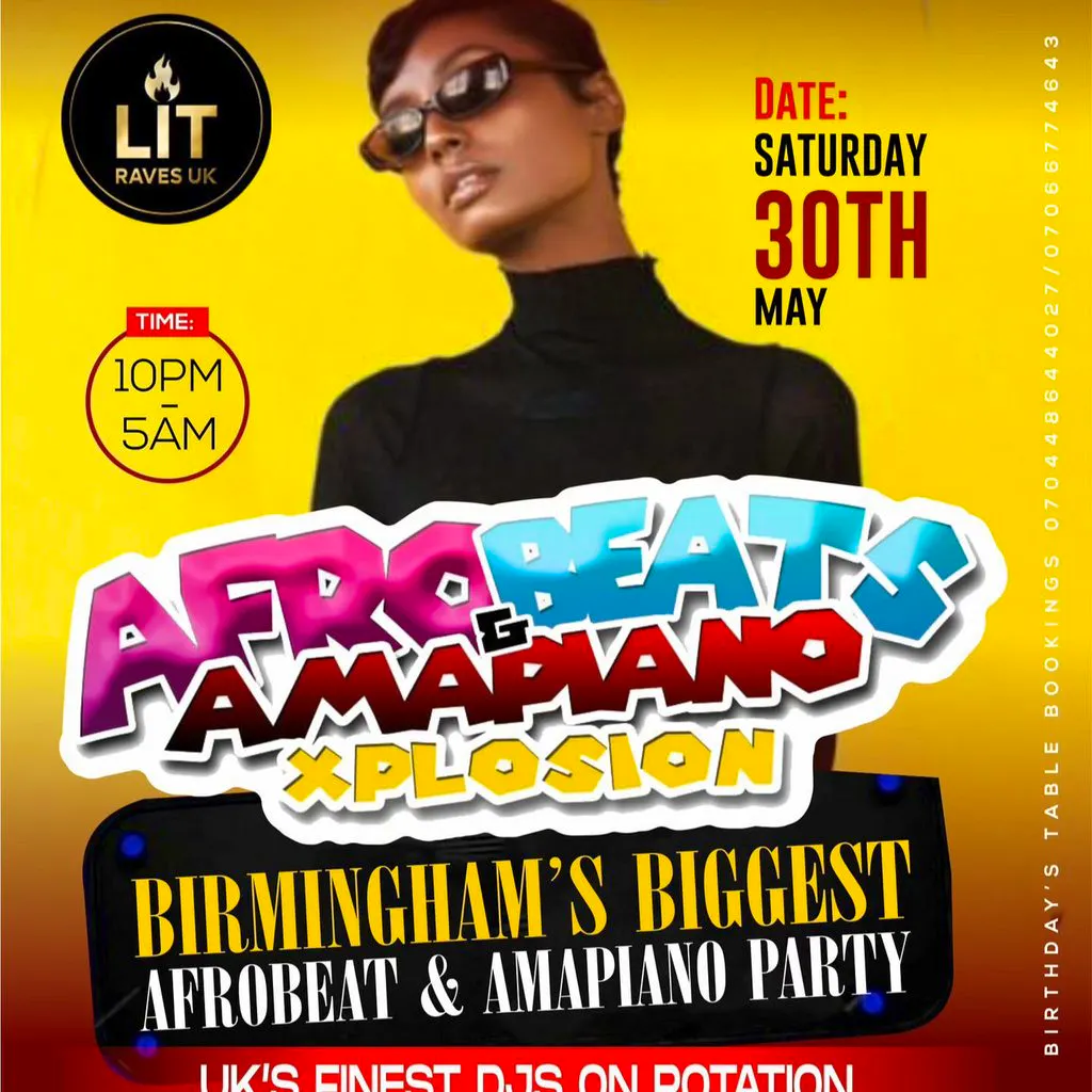 Afrobeats & Amapiano Xplosion Birmingham at 44 LOUNGE