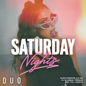 Saturday Nights at DUO Sat 4th July