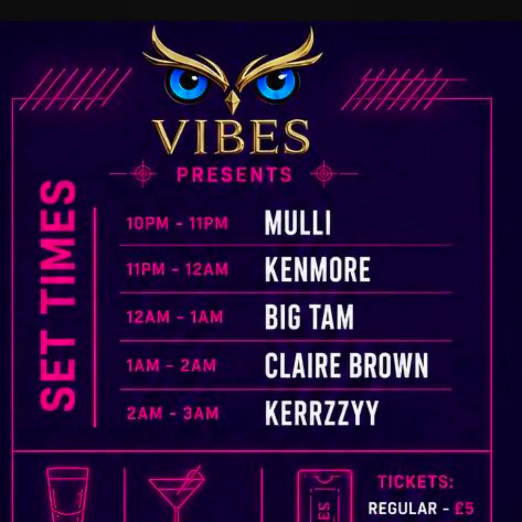 Vibes Thursdays Bounce, Techno & Trance at Vibes Glasgow