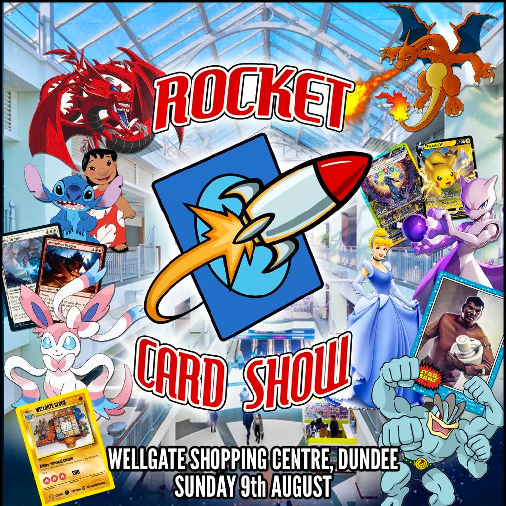 Rocket Card Show Dundee | Pokemon & TCG Card Show at Wellgate Shopping Centre