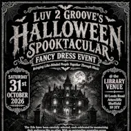 Luv 2 Groove Halloween Spooktacular Fancy Dress at The Library Venue