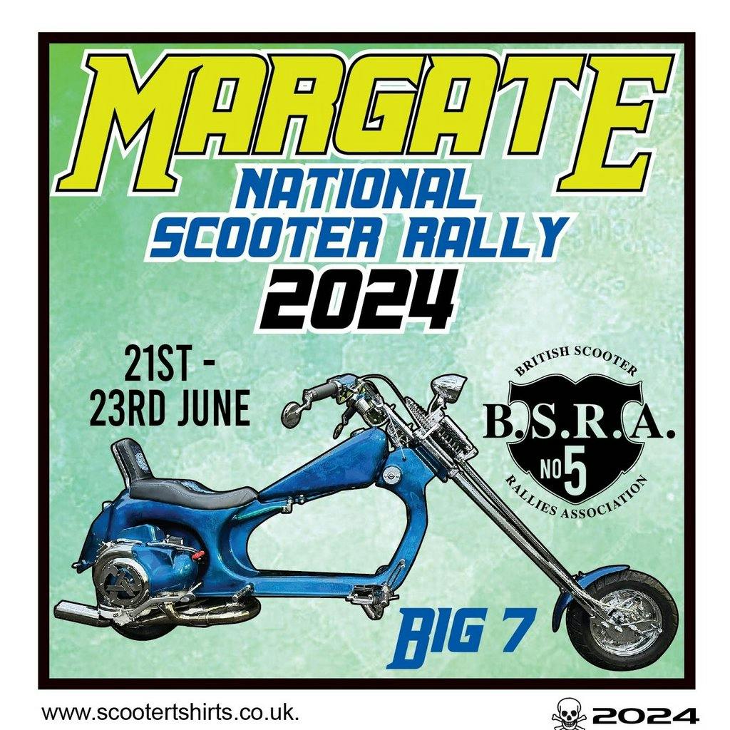 The B.S.R.A. Big 7 National Scooter Rally 2024 Dreamland Margate