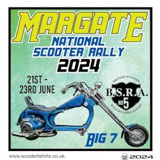The B.S.R.A. Big 7 National Scooter Rally 2024 at Dreamland