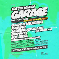 For The Love Of Garage - Summer Terrace Party at Riverside East