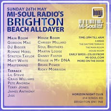 Mi-Soul Brighton Beach All-Dayer | Horizon at Horizon Club