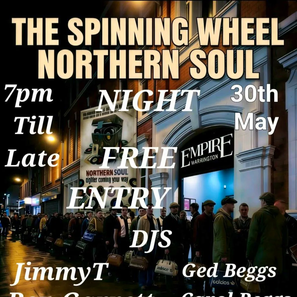 Northern Soul Night - Spinning Wheel at Empire Warrington