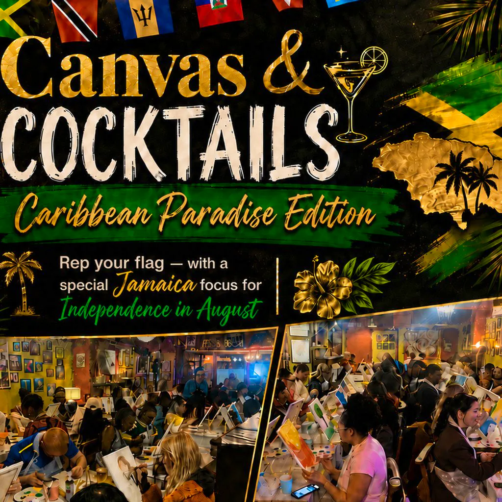 Canvas & Cocktails - Caribbean Paradise Edition at Lockleaze Sports Centre