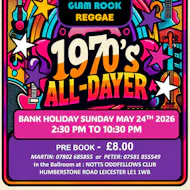1970'S All Dayer at Nottingham Oddfellows Club Leicester LE1 1WB