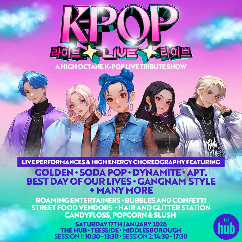 K-Pop Live | Teesside SU, Teesside at The HUB