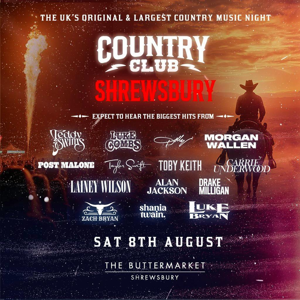 Country Club - Country Music Festival - Shrewsbury at The Buttermarket