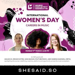 Music Industry Monday - International Women's Day Special
