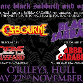 Sabbra Cadabra & Ozzy's Blizzard at O'Rileys, Hull