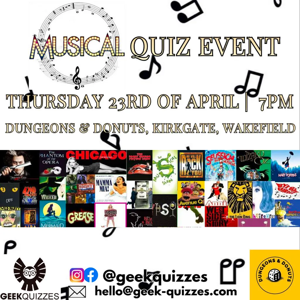 Musical Quiz Event at Dungeons And Donuts