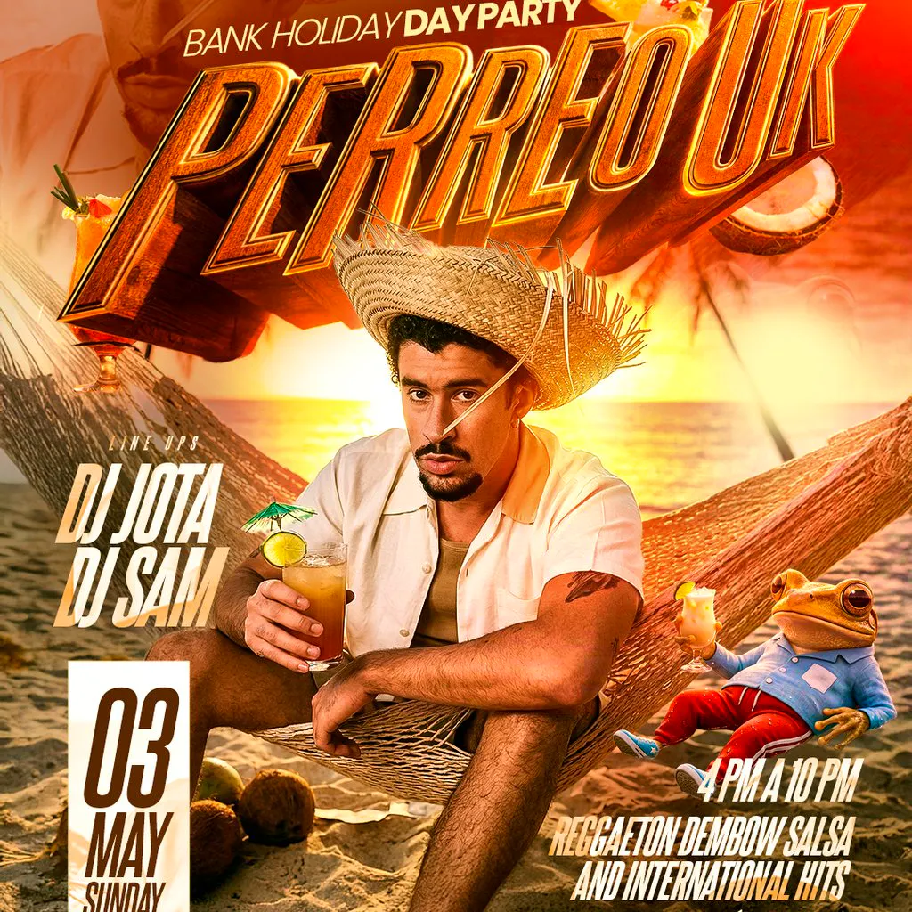 Perreo Uk Presents Bank Holiday Day Party at Revolucion De Cuba 