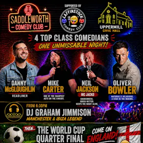 4 Top Comedians - One UNMISSABLE Night - £12 Early Bird Tickets