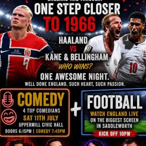 COMEDY & ENGLAND V NORWAY - SuperB NIGHT AHEAD!!