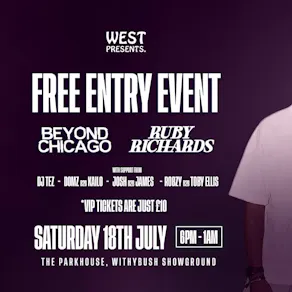 West Presents: Free Party w/ Beyond Chicago & Ruby Richards