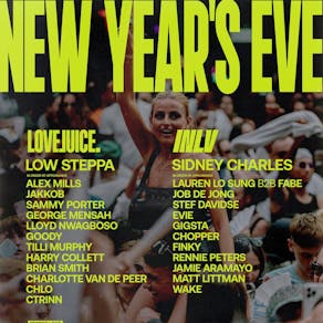 LoveJuice - New Years Eve 2024 - Studio 338 London