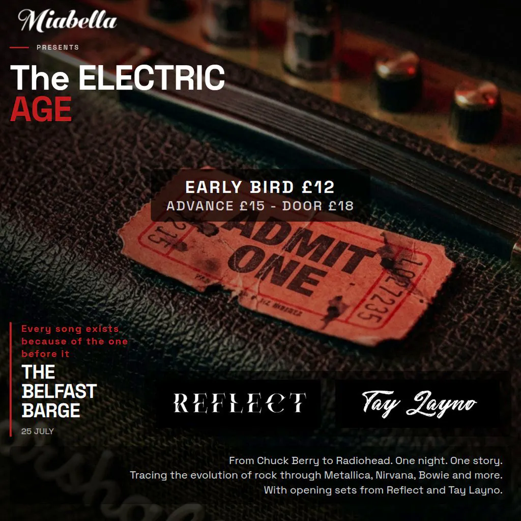 The Electric Age at The Belfast Barge